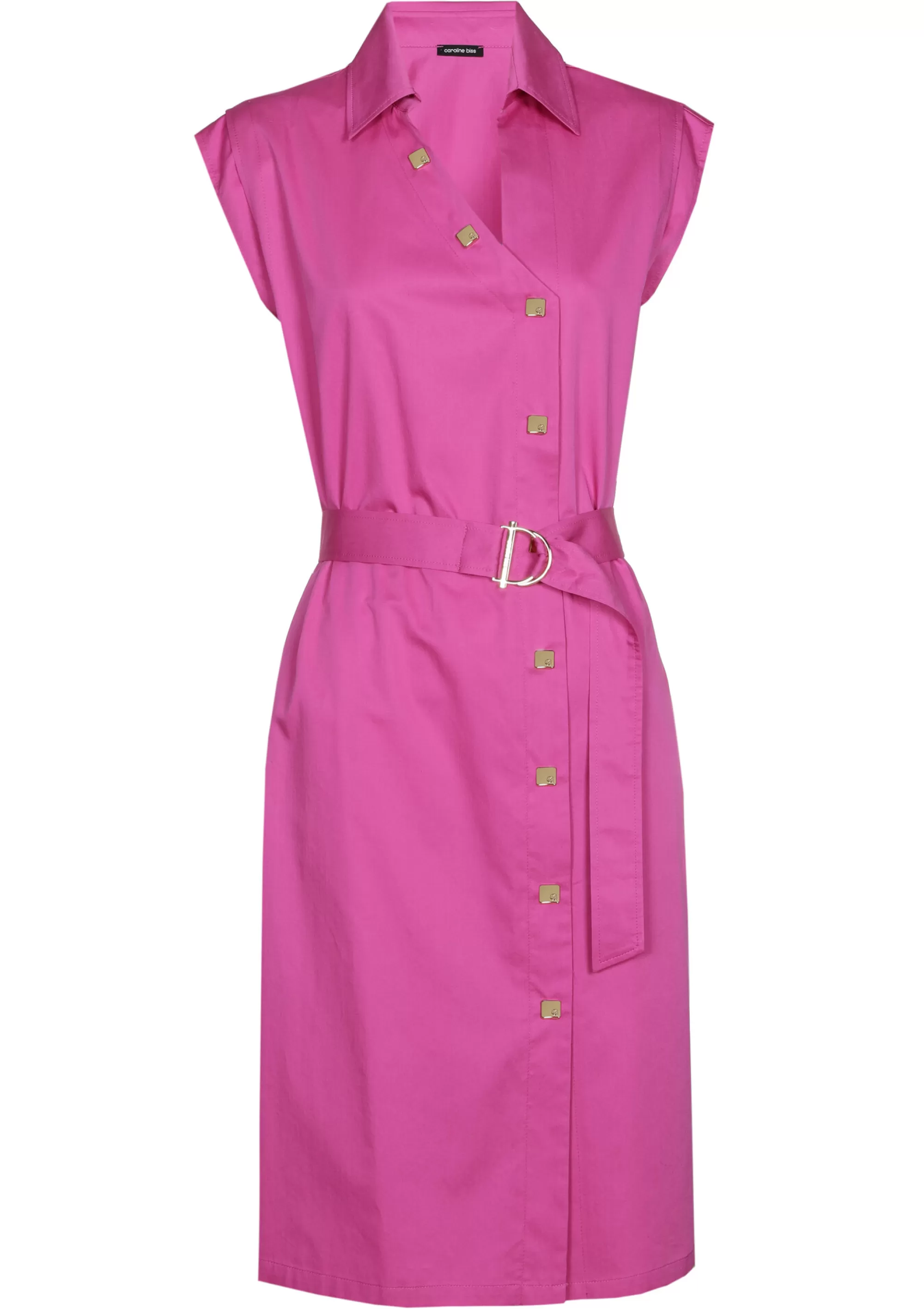 Caroline Biss Jurken*1176-73 / Rechtvallende Jurk Met Stretch