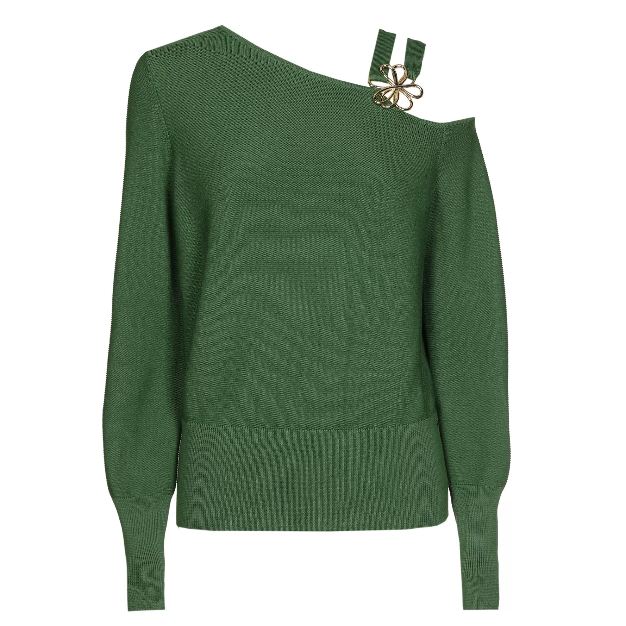 Caroline Biss Pulls*1257-62 / Elegante Fijn Gebreide Pull Met Schoudereffect