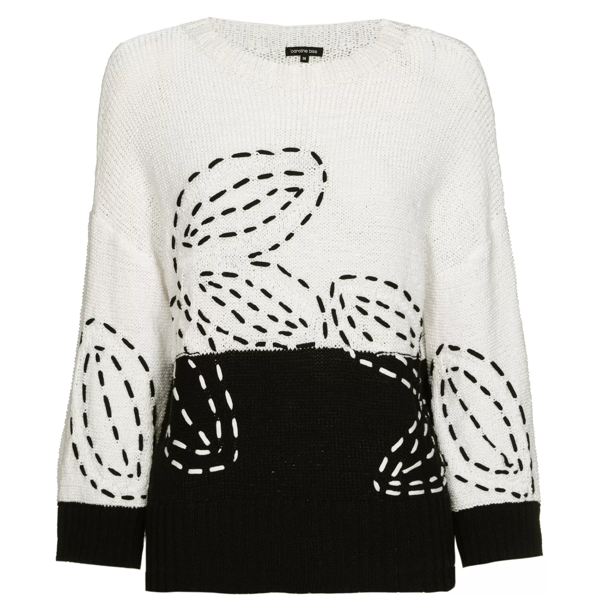 Caroline Biss Pulls*1298-19 / Katoenen Pull Bicolor