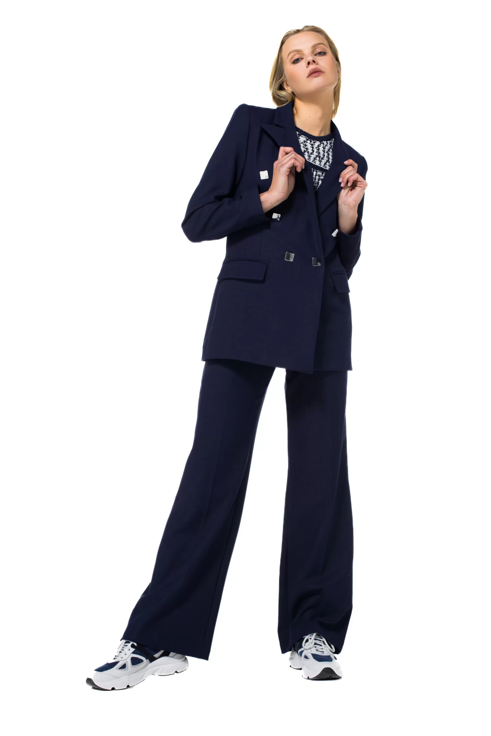 Caroline Biss Broeken*1523-21 / Comfortabele Citylook Broek, Recht Been, Normal Waist
