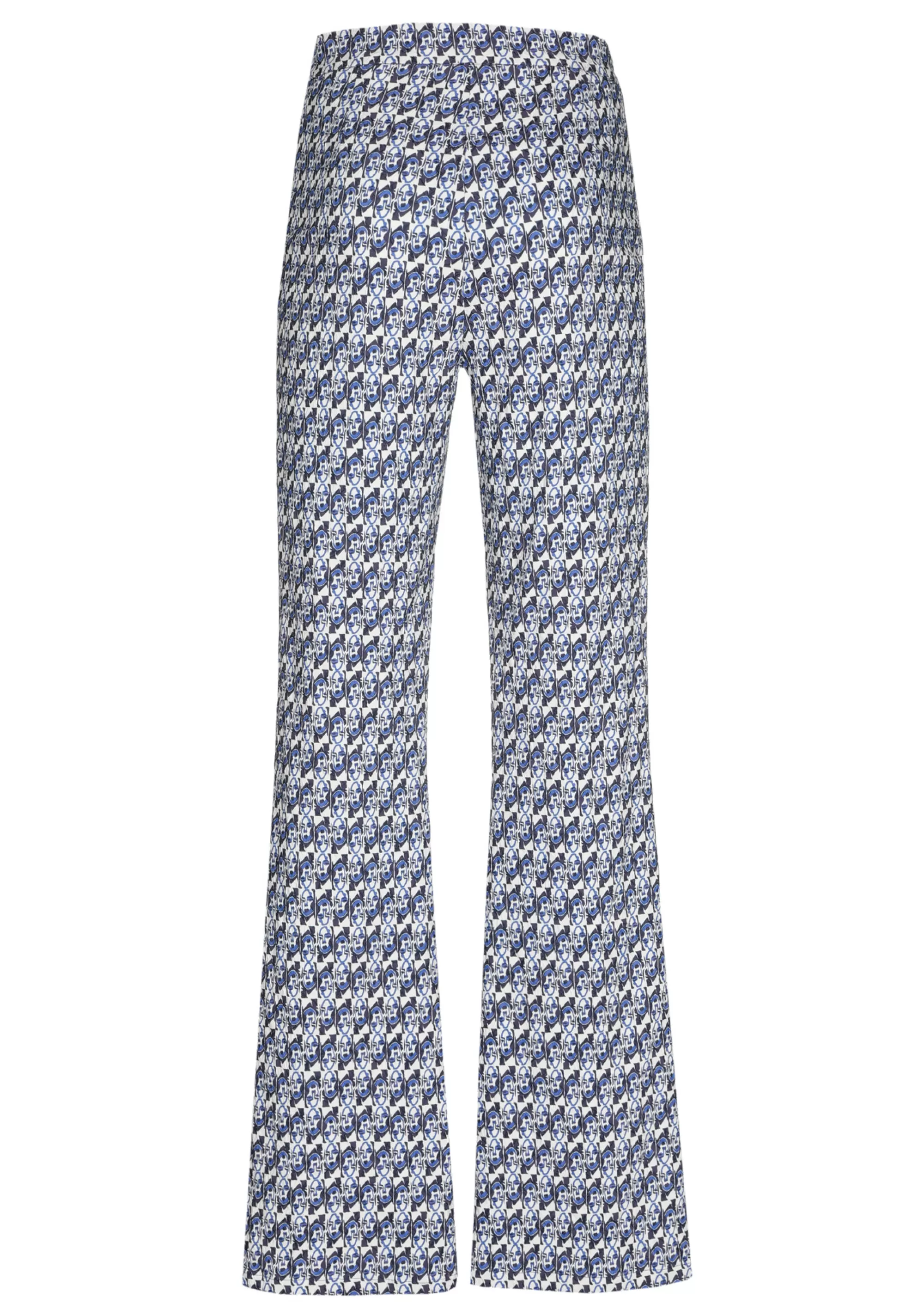 Caroline Biss Broeken*1550-29 / Comfortabele Broek, Bootcut, Normal Waist, Pop-Art Print