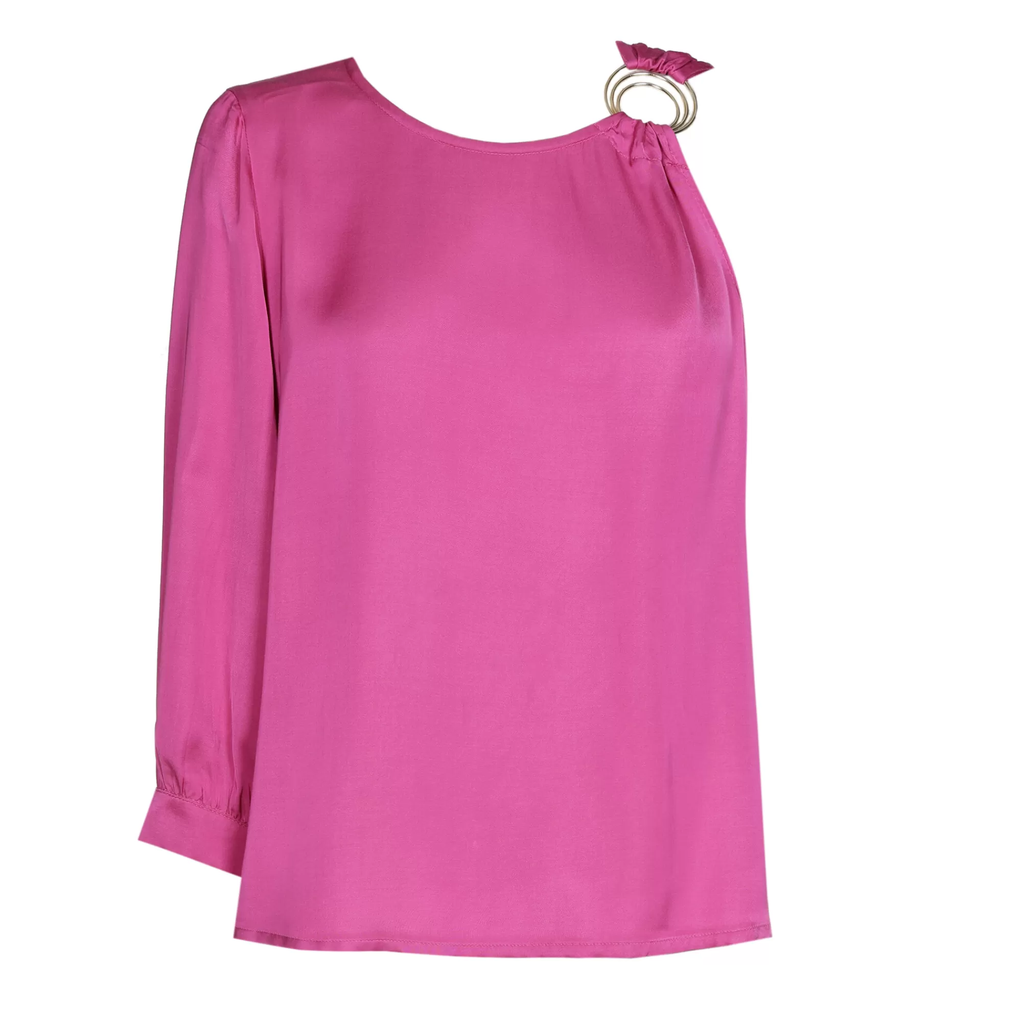 Caroline Biss Tops*1631-73 / Korte Geklede Asymmetrische Top