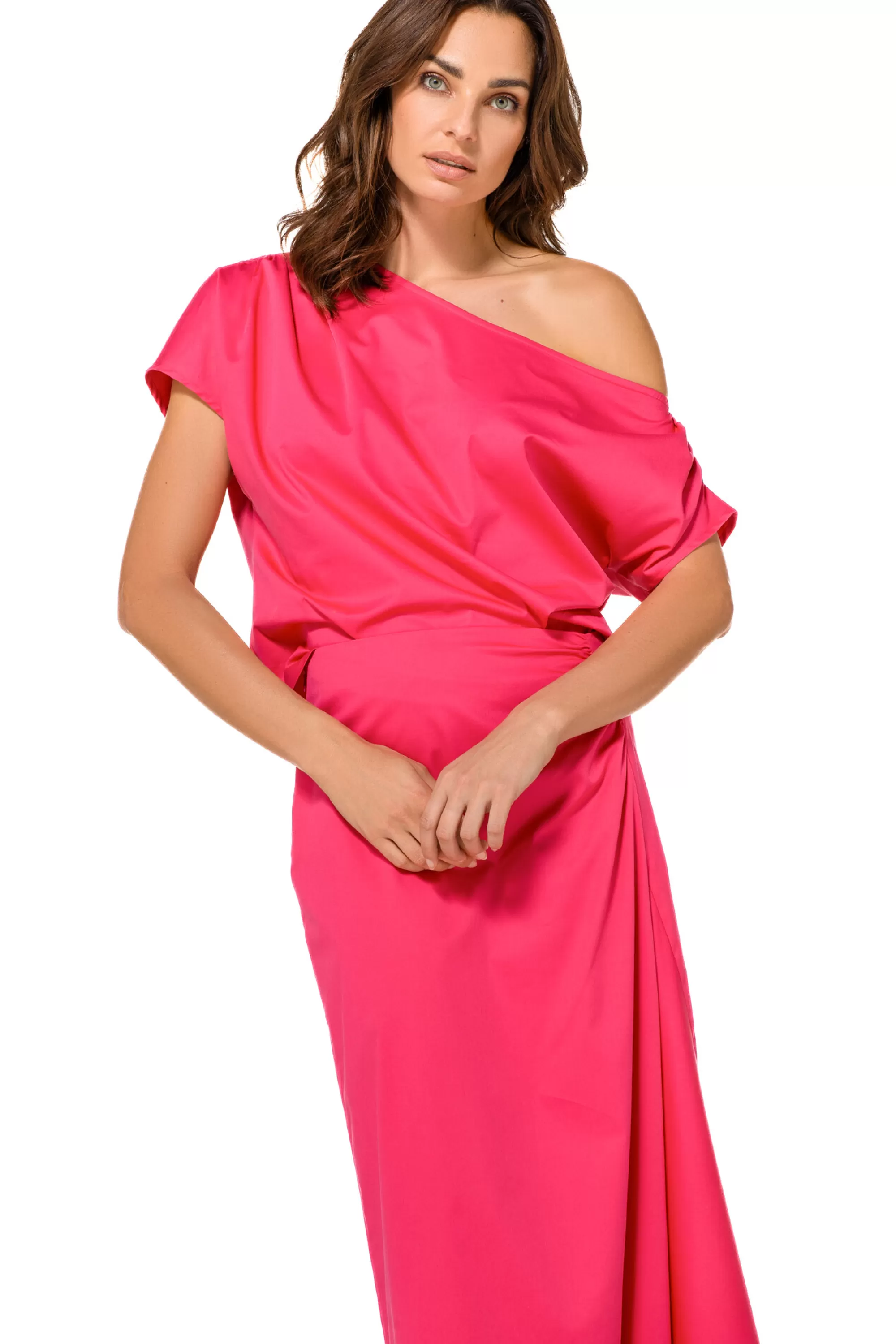 Caroline Biss Tops*1668-74 / Asymmetrische Comfortabele Top In Katoen