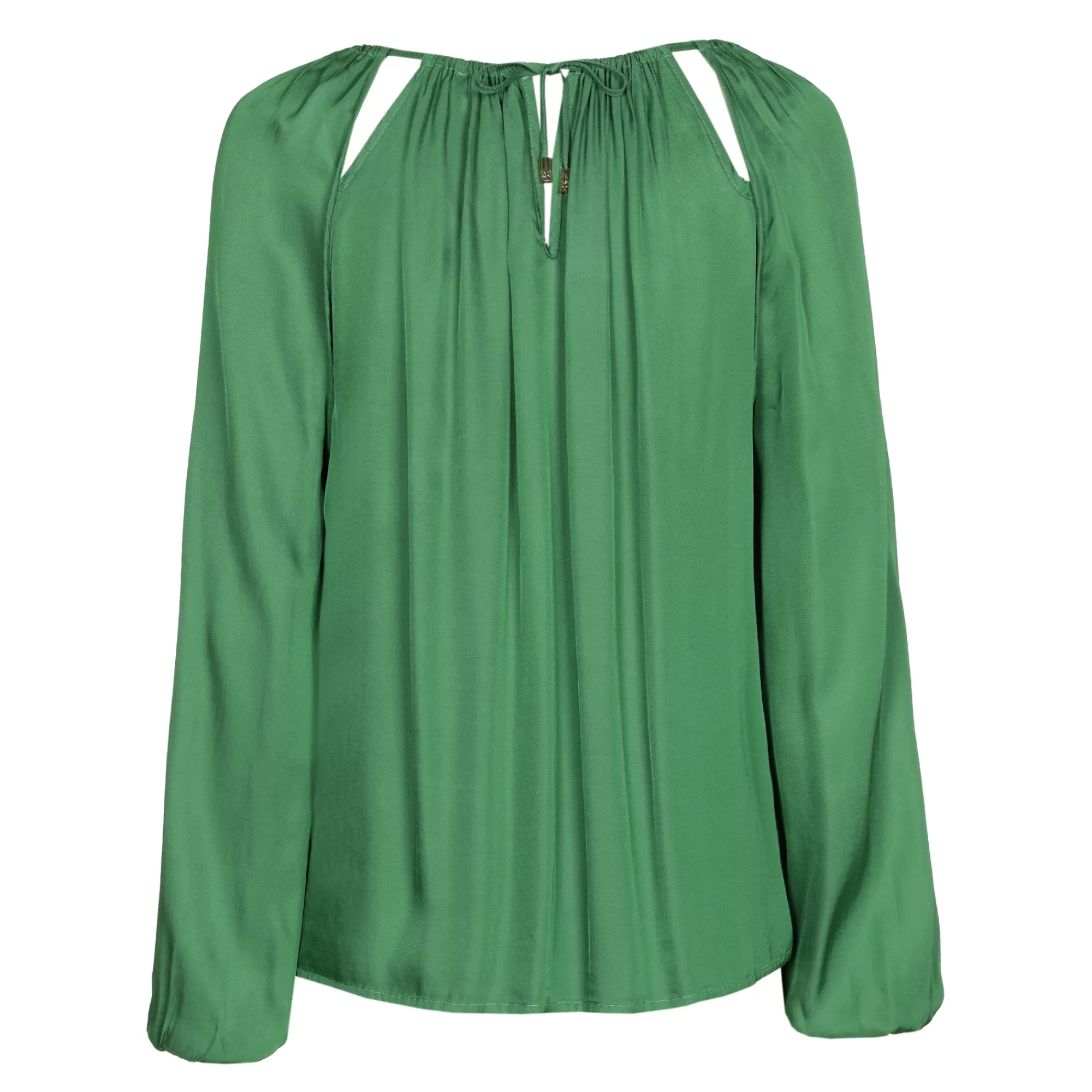 Caroline Biss Tops*1687-62 / Soepelvallende Rechte Bloes Met Decollete Effect
