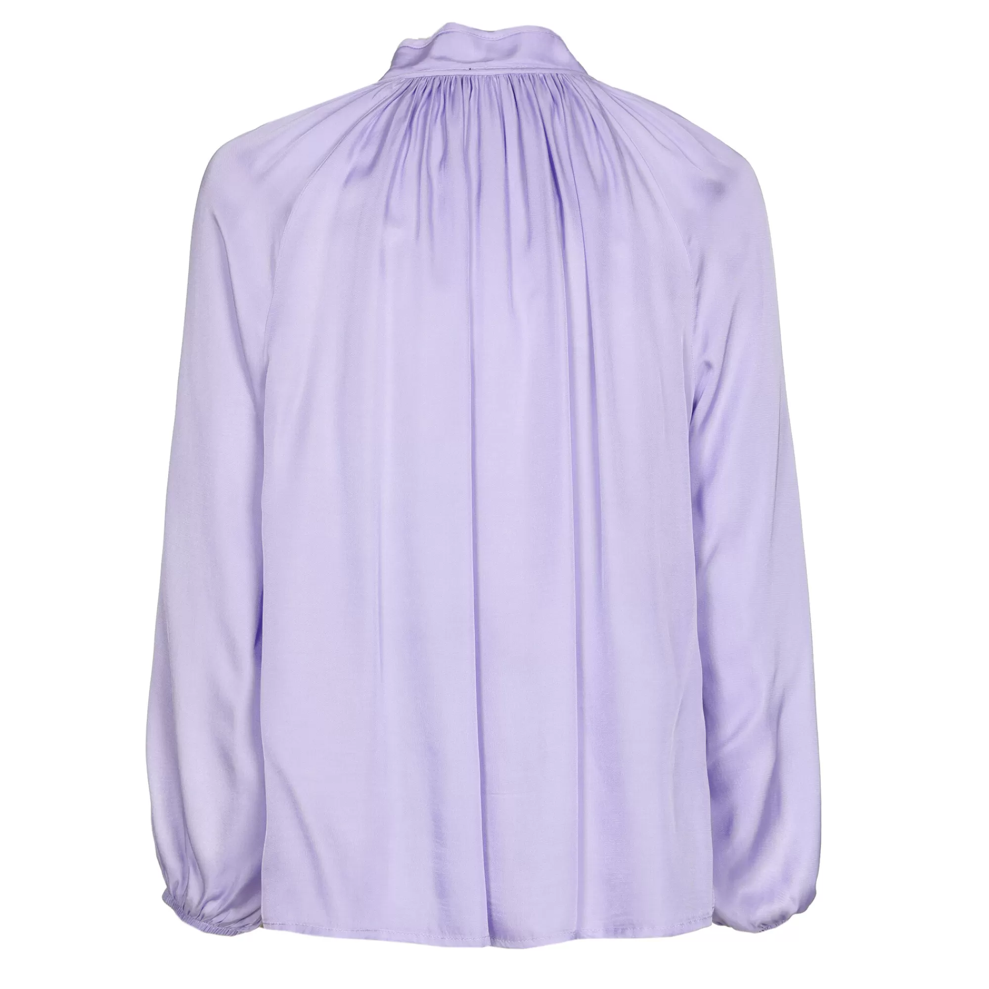 Caroline Biss Tops*1689-46 / Soepelvallende Rechte Shiny Bloes