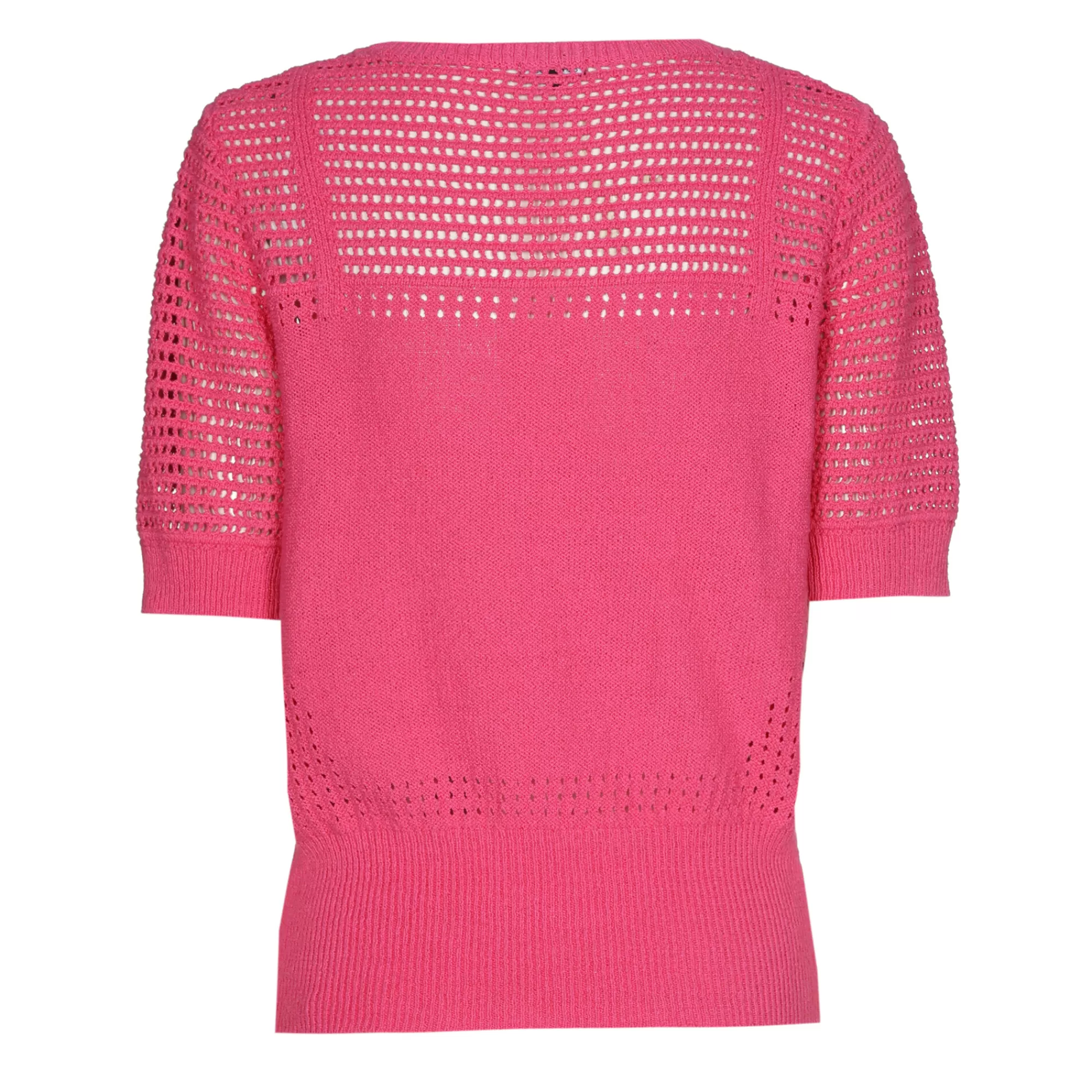 Caroline Biss Pulls*3212-71 / Half Doorzichtige Gebreide Pull