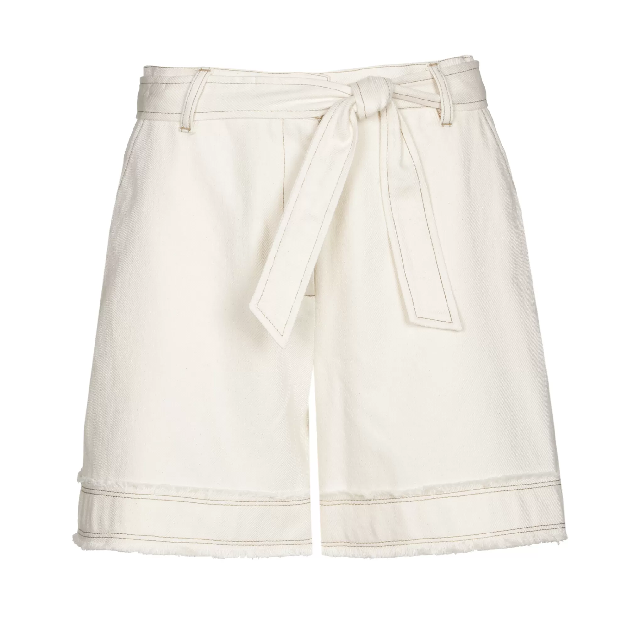 Caroline Biss Broeken*3579-93 / Comfortabele Katoenen Short, High Waist