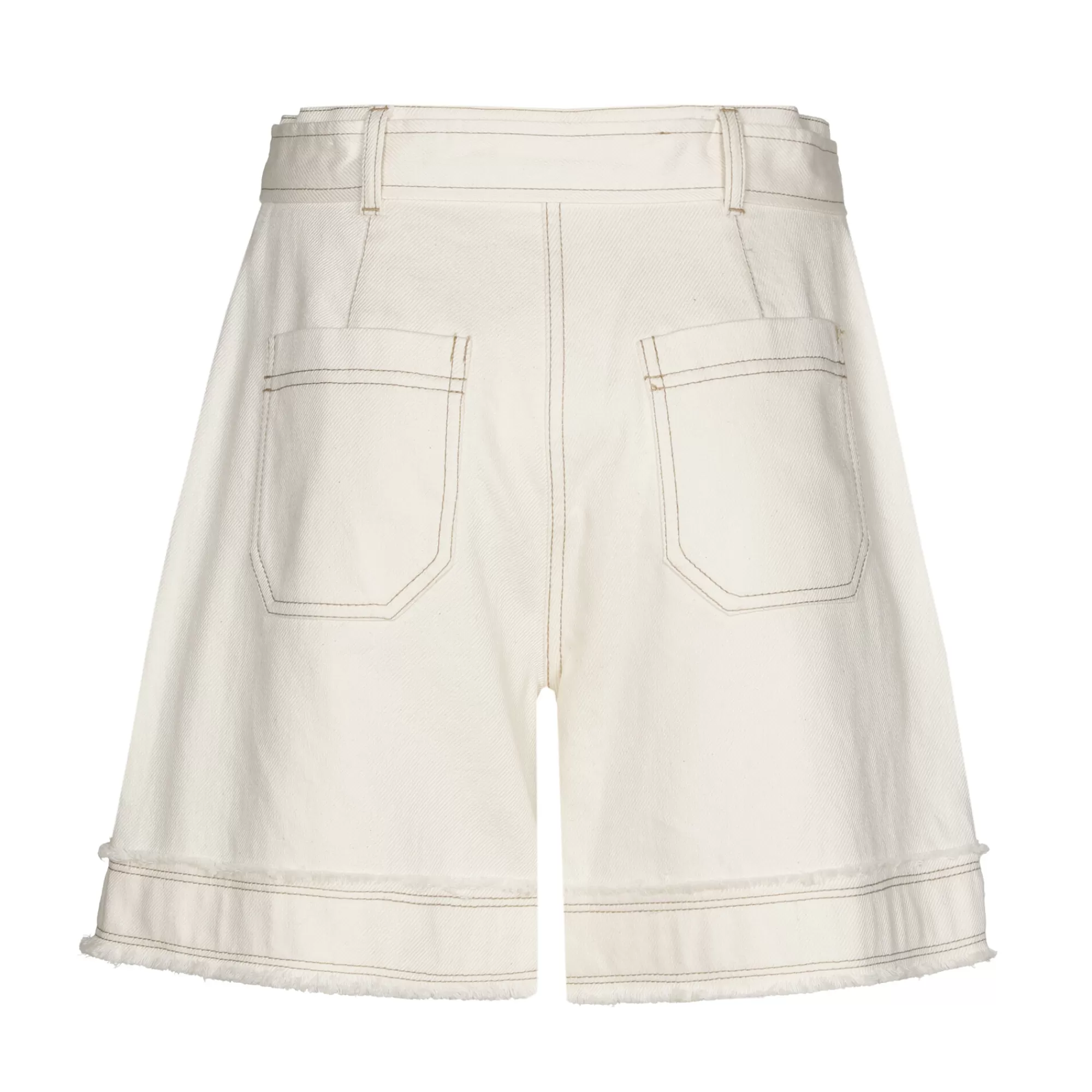 Caroline Biss Broeken*3579-93 / Comfortabele Katoenen Short, High Waist