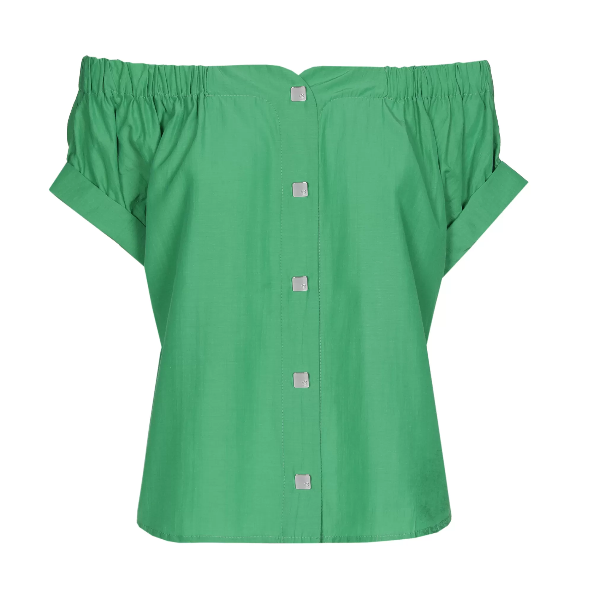 Caroline Biss Tops*3654-61 / Comfortabele Off-Shoulder Top
