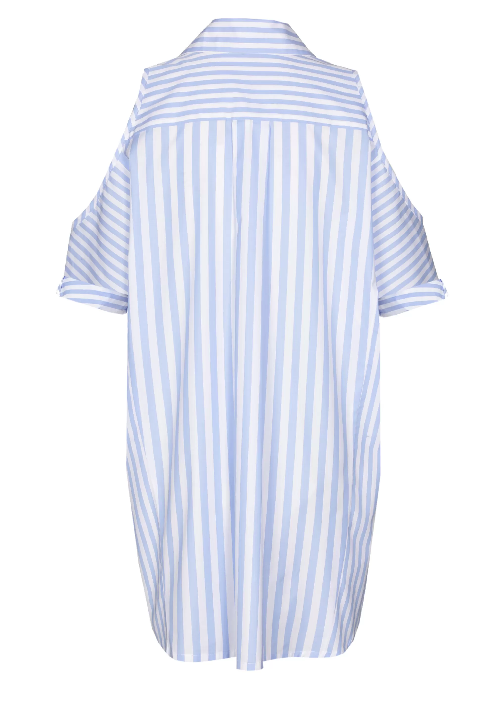 Caroline Biss Tops*3678-24 / Lange Chemise Met Schoudereffect